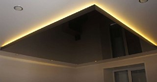 Натяжной потолок с подсветкой Карпинск, цена от 2134 руб.